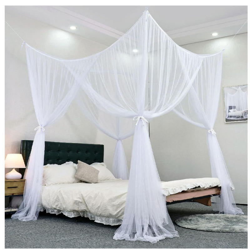Mosquito Net Floor To Ceiling Bed Curtain Double Opening Mosquito Proof