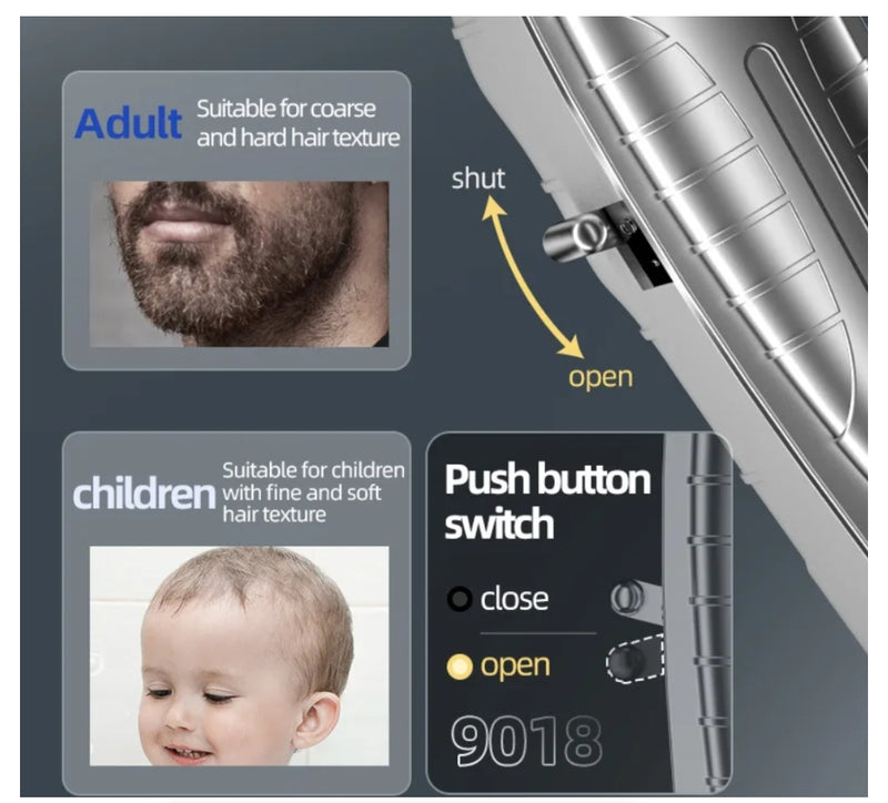 IPSTYLE Professional Hair Clippers Hair Cutting Tools for Shaving Heads for Men