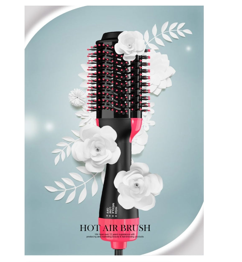 3 IN 1 Air Brush One-Step Hair Dryer Blow Dryer Brush Professional 1000W