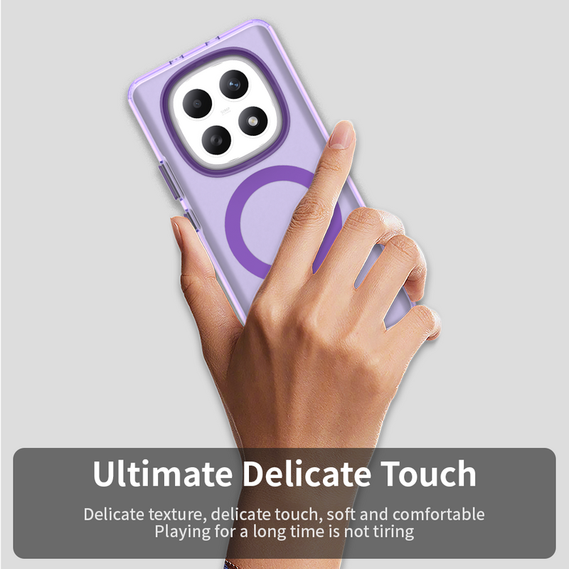 Phone Case for Xiaomi Redmi Note 15, Compatible with Magsafe,Shockproof Magnetic Case Cover