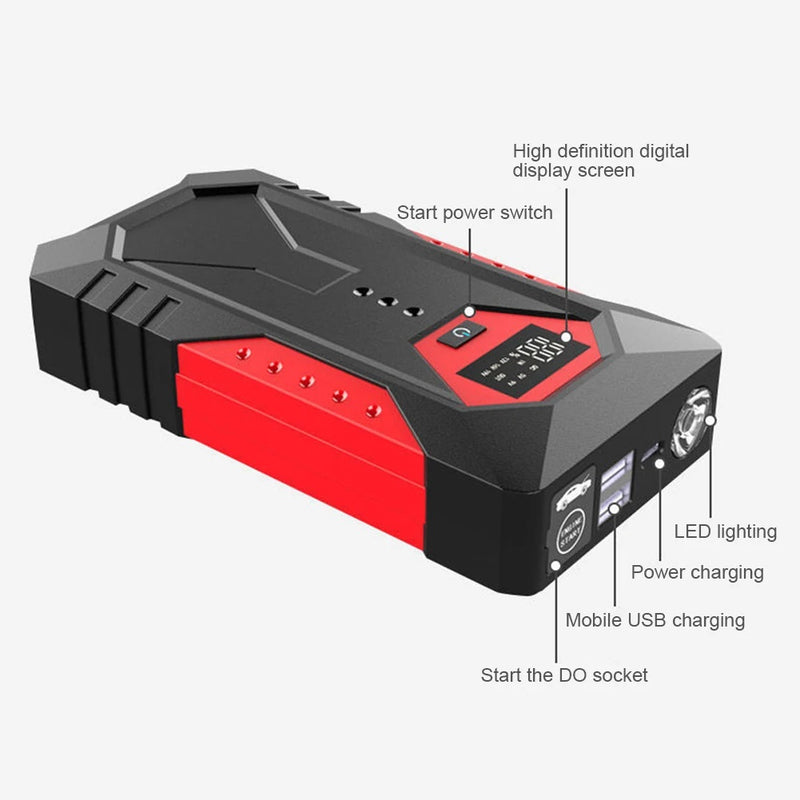 Car Jump Starter 18000mAh Power Bank Petrol Diesel Car Battery Charger Starting