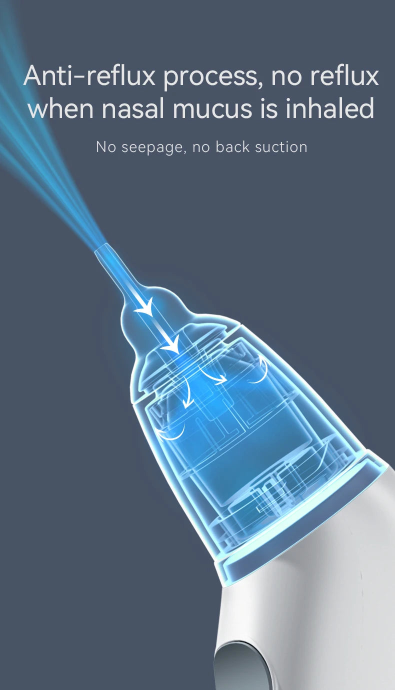 Electric Baby Nasal Aspirator with Music for Efficient Mucus Removal