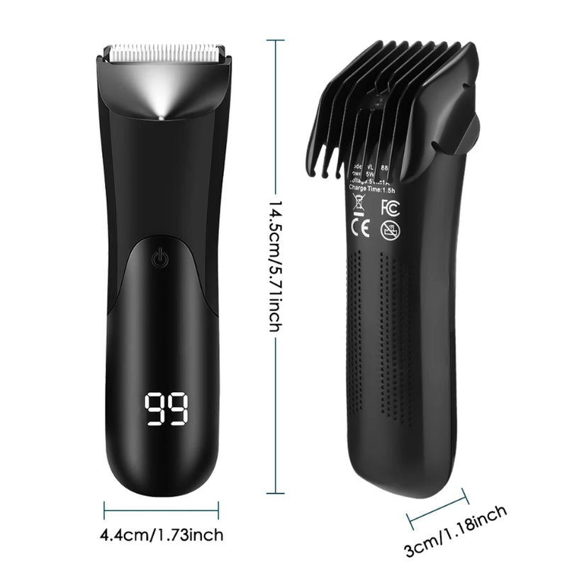 Hair Cutting Machine Beard Trimmer Electric Shaver for Men Intimate Areas