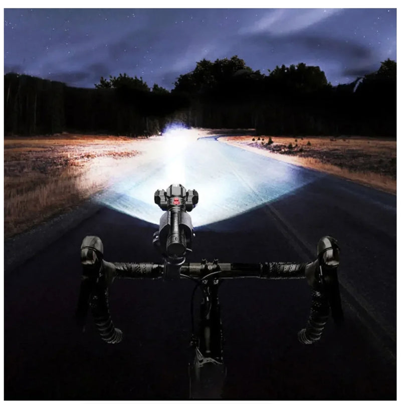 3 LED Flashlight Strong Waterproof Outdoor Camping Bike Light