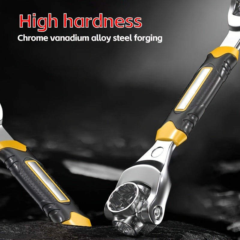 52-in-1 Socket Wrench Set – 360° Rotating Head for Auto & Home Repair