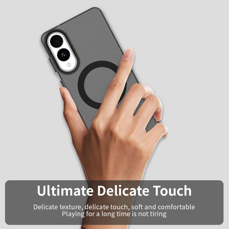 Phone Case for Samsung Galaxy S25 Edge, Compatible with Magsafe,Shockproof Magnetic Case Cover