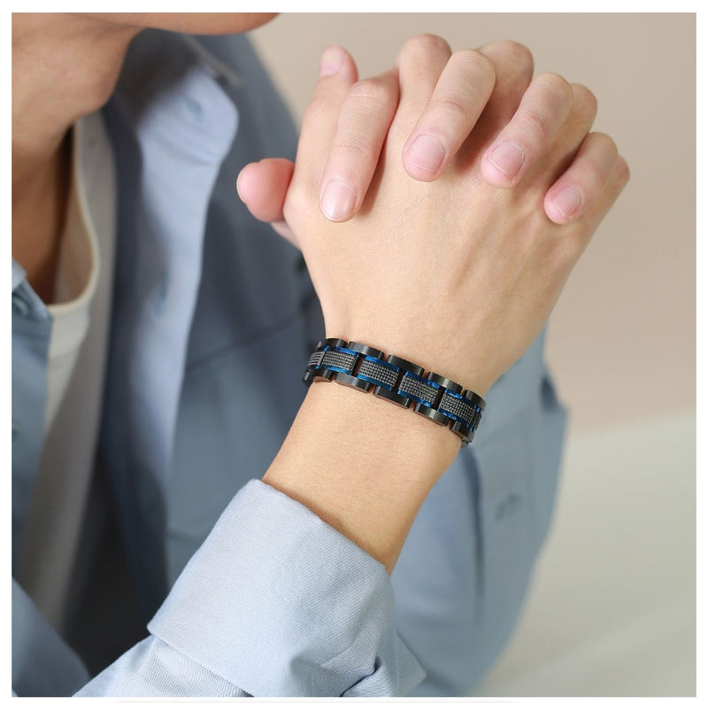 IPSTYLE Bracelets Stainless Steel Watch Band Link Wristband Best Gift