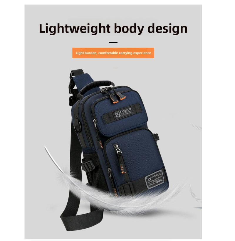 Large Capacity Chest Bag Versatile Multi-Functional Shoulder Crossbody