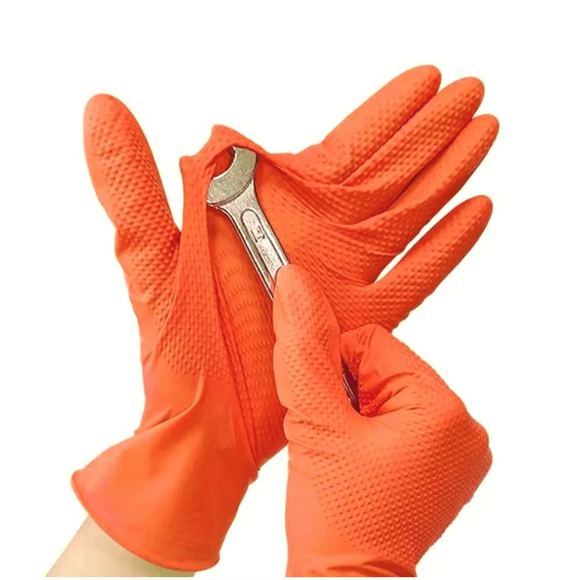 Heavy Duty Disposable Nitrile Gloves 8Mil Extra Thick