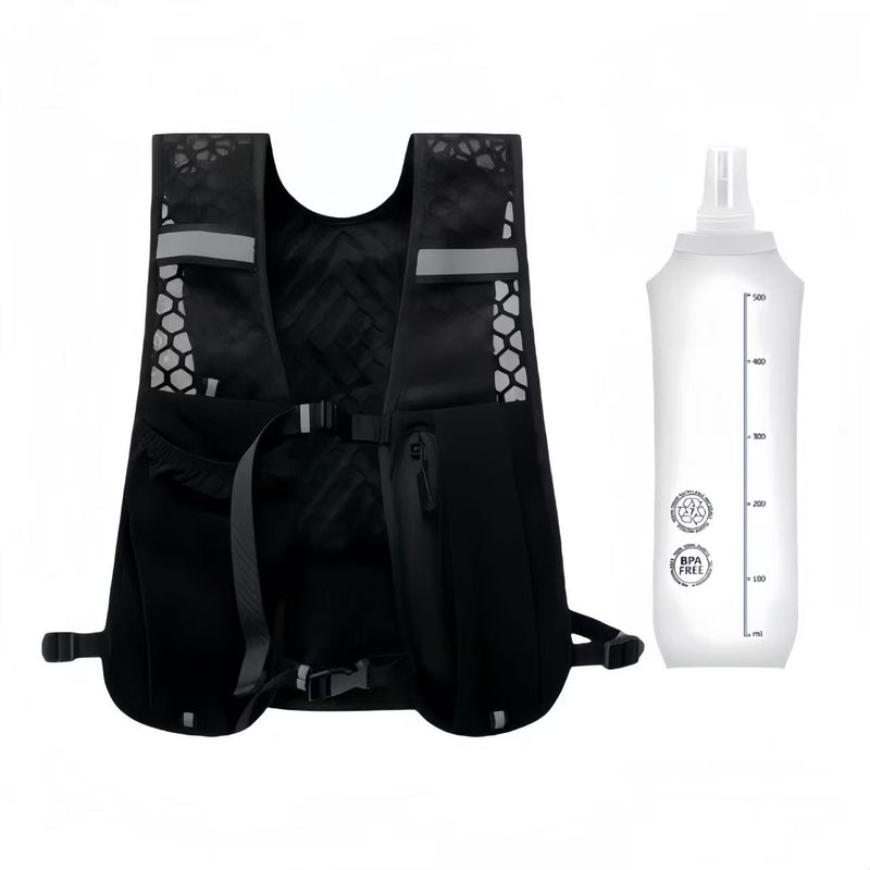 Marathon Running Vest With 500ML Soft Water Bottle
