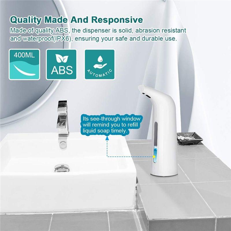400ml Automatic Induction Infrared Automatic Soap Dispenser Touchless