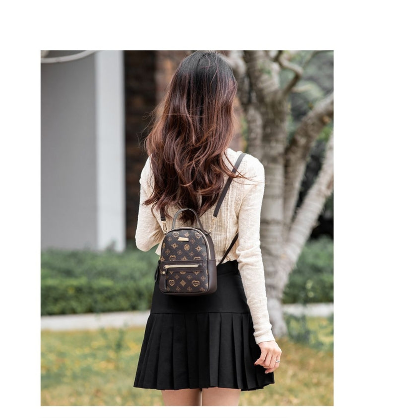 Woman Fashion Mini Backpack - Handbag