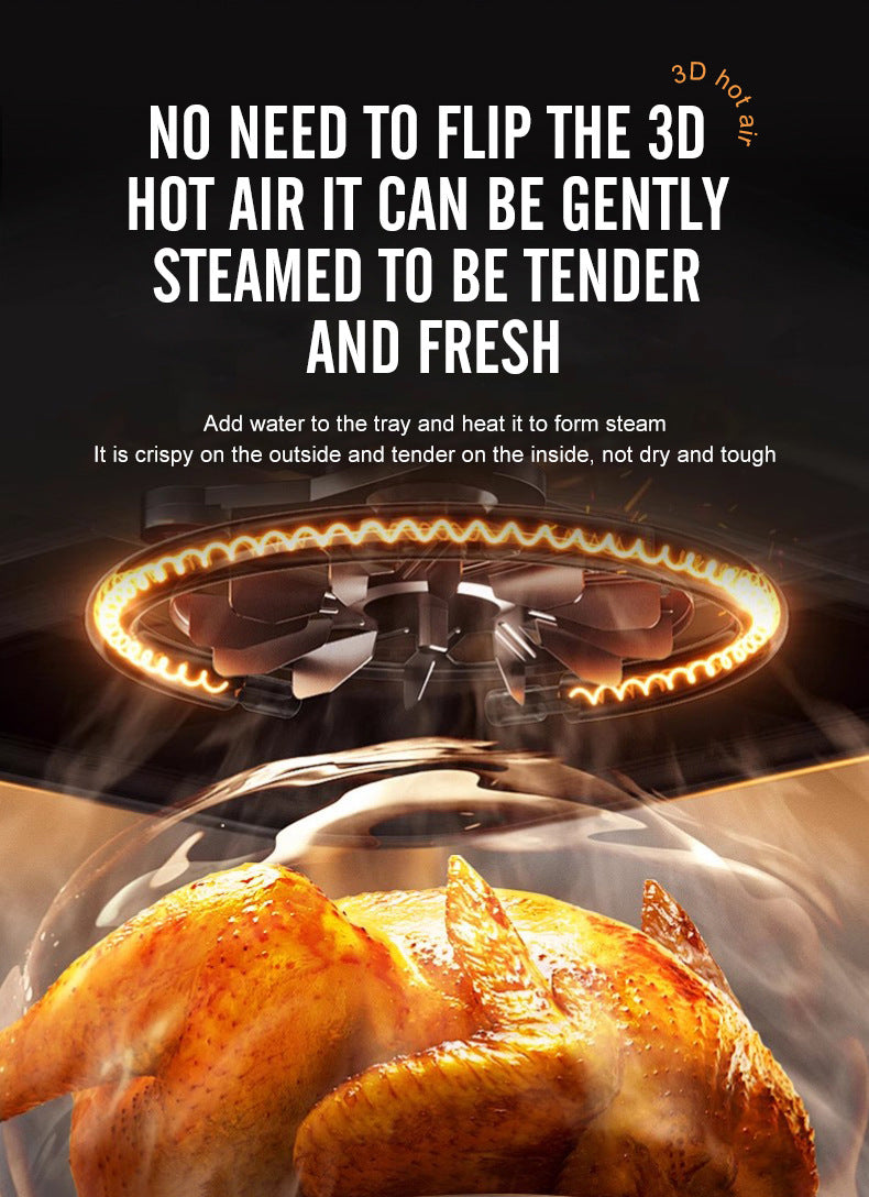 16L Air Fryer 2-in-1 Oven Multi-functional Smart Electric Fryer
