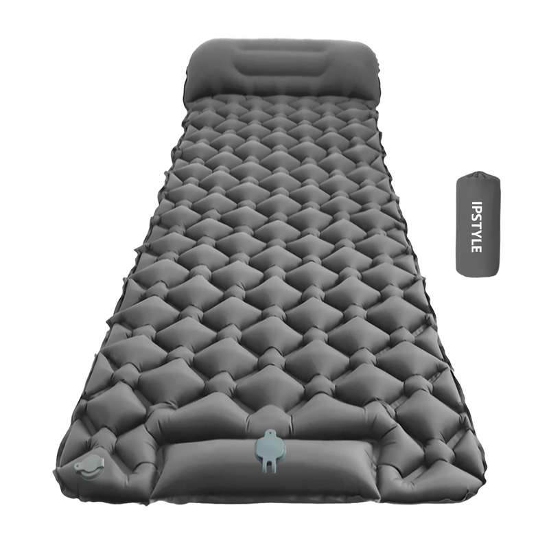 Outdoor Sleeping Mat/Pad Camping Inflatable Mattress with Pillows Travel Mat Folding Bed