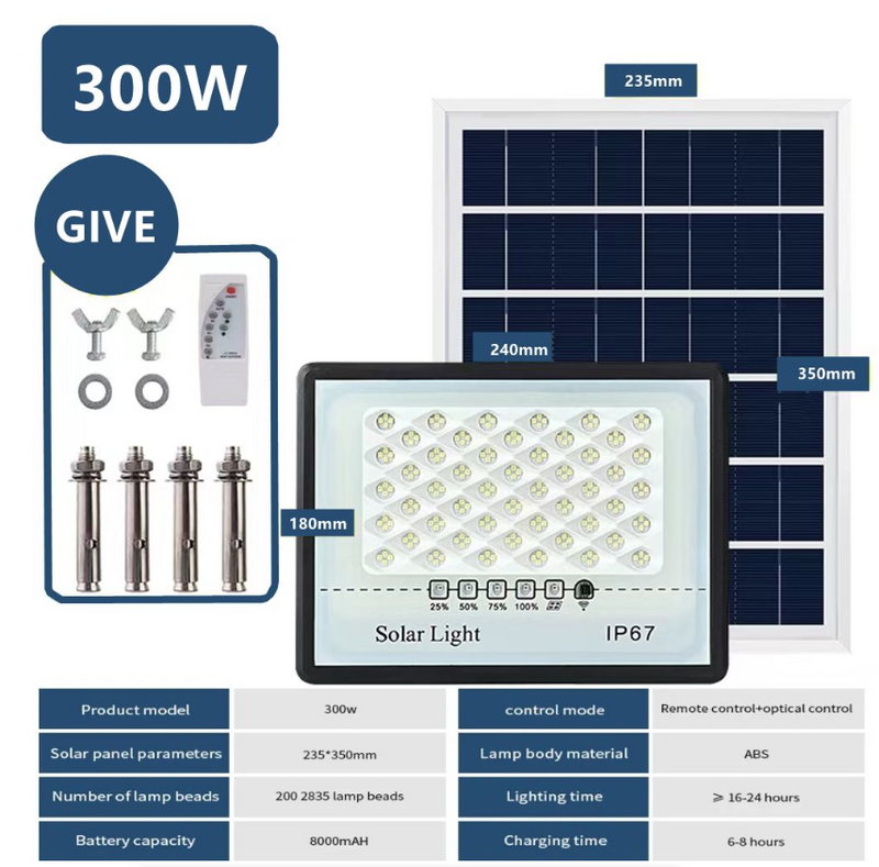 Super bright solar light LED solar floodlight outdoor LED courtyard light