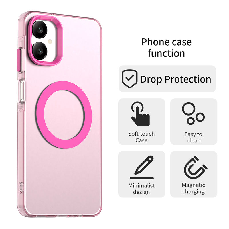 Phone Case for Samsung Galaxy A06 5G, Compatible with Magsafe,Shockproof Magnetic Case Cover