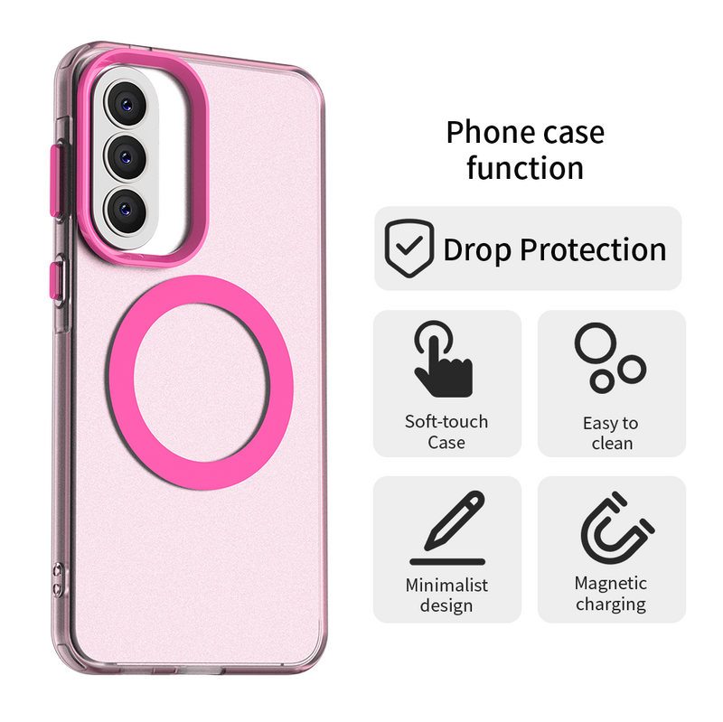 Phone Case for Samsung Galaxy A57, Compatible with Magsafe,Shockproof Magnetic Case Cover
