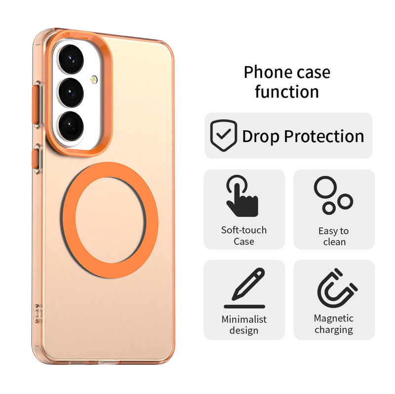 Phone Case for Samsung Galaxy S26 Plus, Compatible with Magsafe,Shockproof Magnetic Case Cover