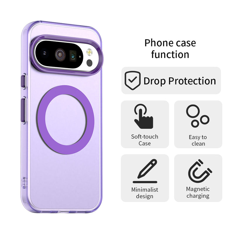 Phone Case for Google Pixel 10 Pro, Compatible with Magsafe,Shockproof Magnetic Case Cover