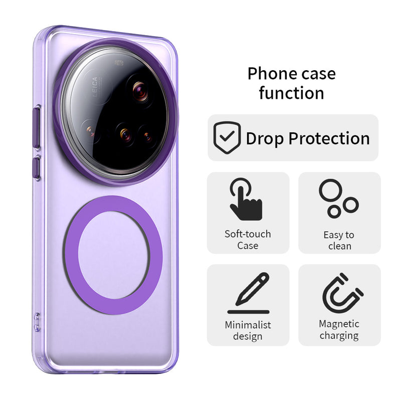 Phone Case for Xiaomi 15 Ultra, Compatible with Magsafe,Shockproof Magnetic Case Cover