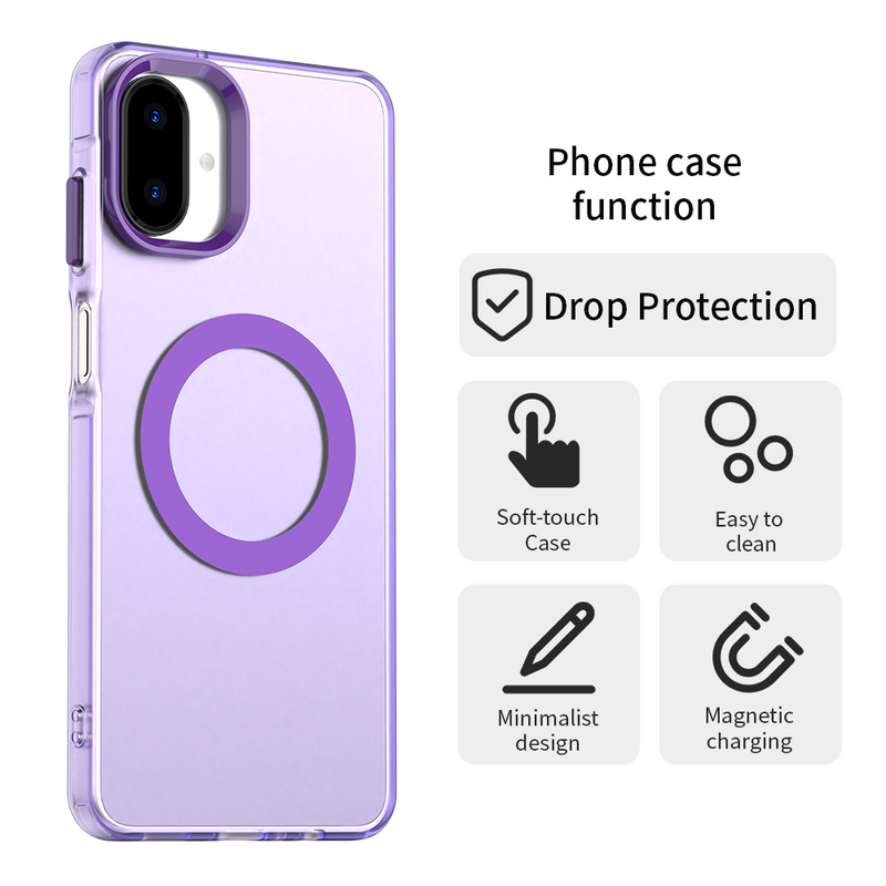Phone Case for Samsung Galaxy A07 4G, Compatible with Magsafe,Shockproof Magnetic Case Cover