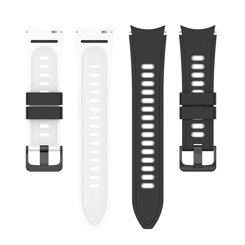 Two-color Silicone Strap Watch Band Compatible with Samsung Galaxy Watch 6