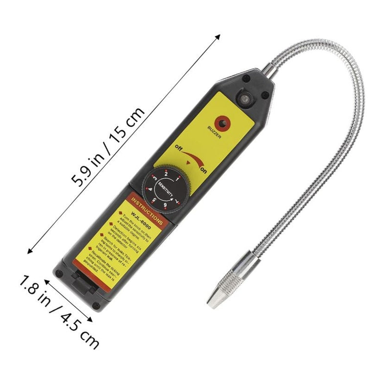 IPSTYLE Leak Detector WJL-6000 Portable Refrigerant Gas Leak Detector HVAC