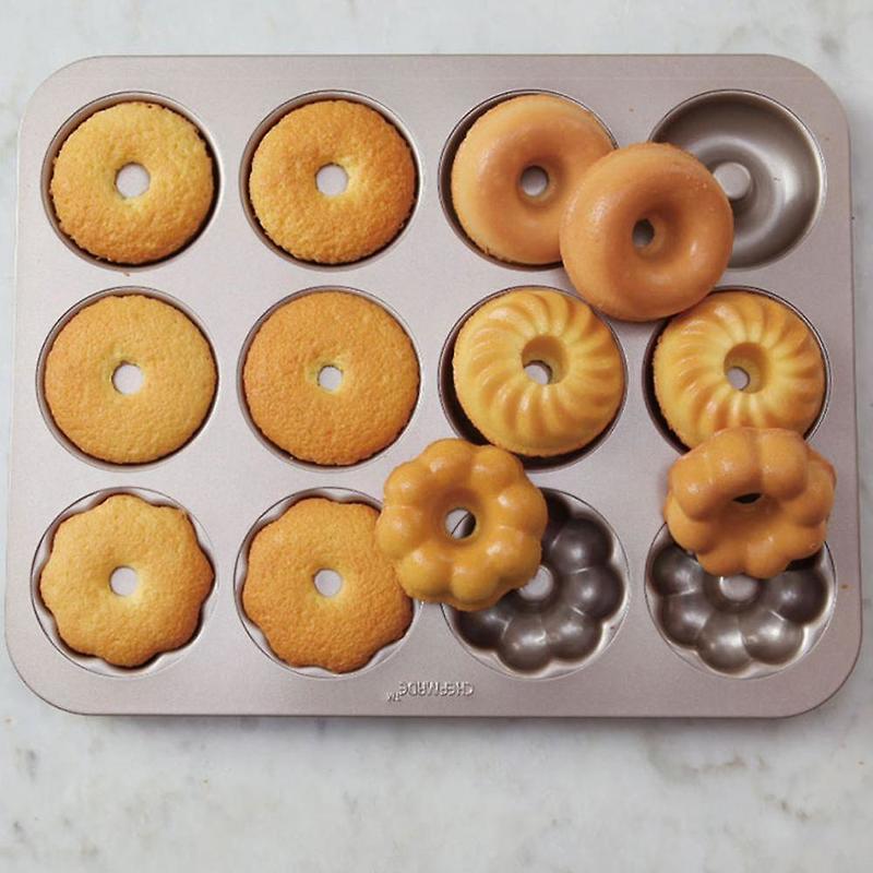 Nonstick 12 Hole Different Patterns of Donuts