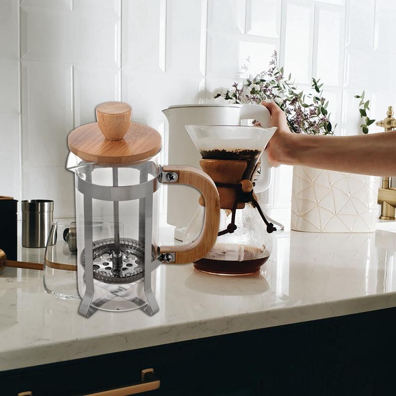 Eco-friendly bamboo cover coffee cap tea maker