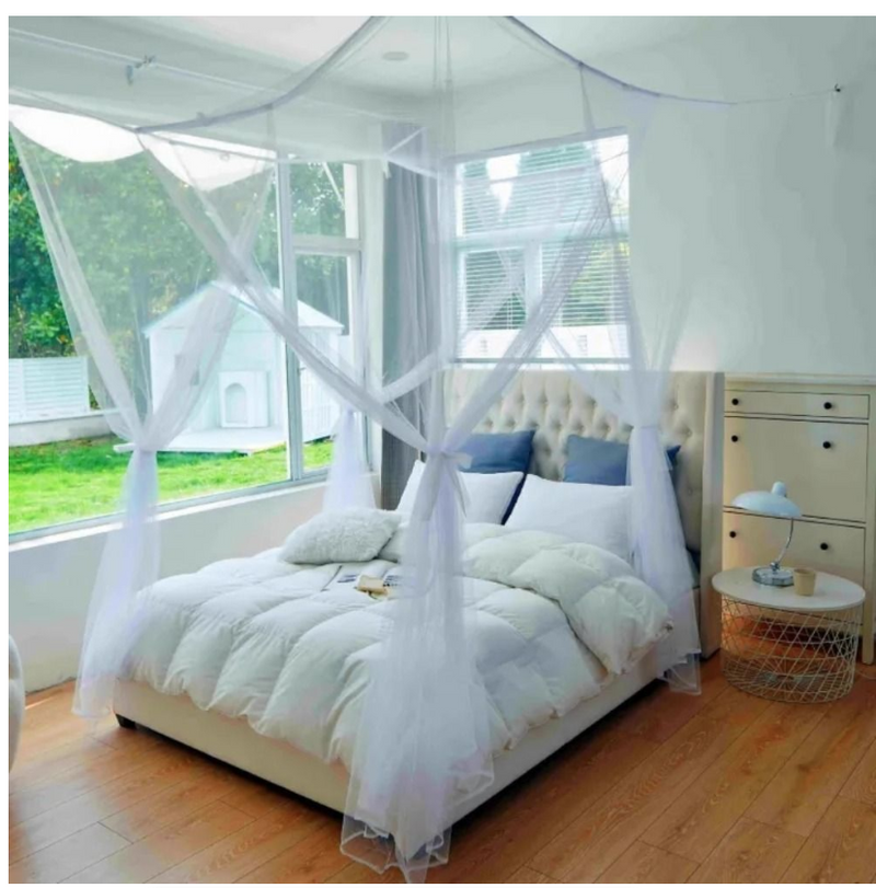 Mosquito Net Floor To Ceiling Bed Curtain Double Opening Mosquito Proof