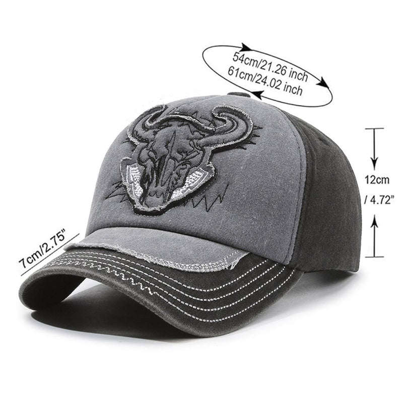 Vintage retro Cotton Snapback Baseball Cap Adjustable Unisex Sport Cap