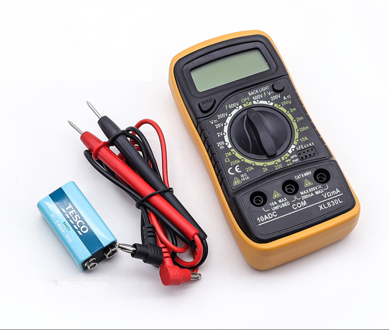 Digital Multimeter Voltmeter With Battery Voltage Multi Tester