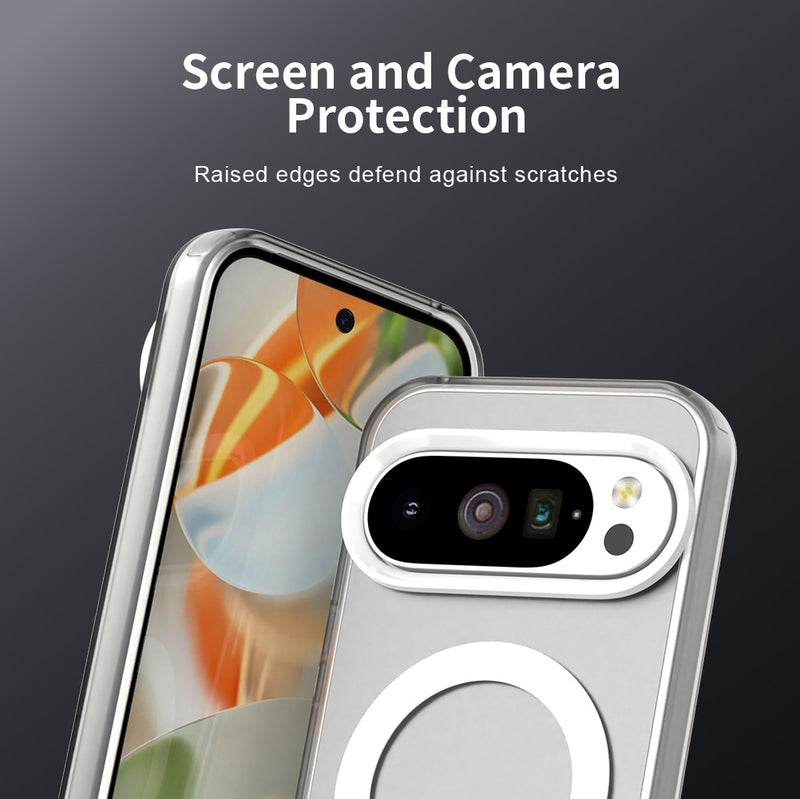 Phone Case for Google Pixel 10, Compatible with Magsafe, Shockproof Magnetic Case Cover