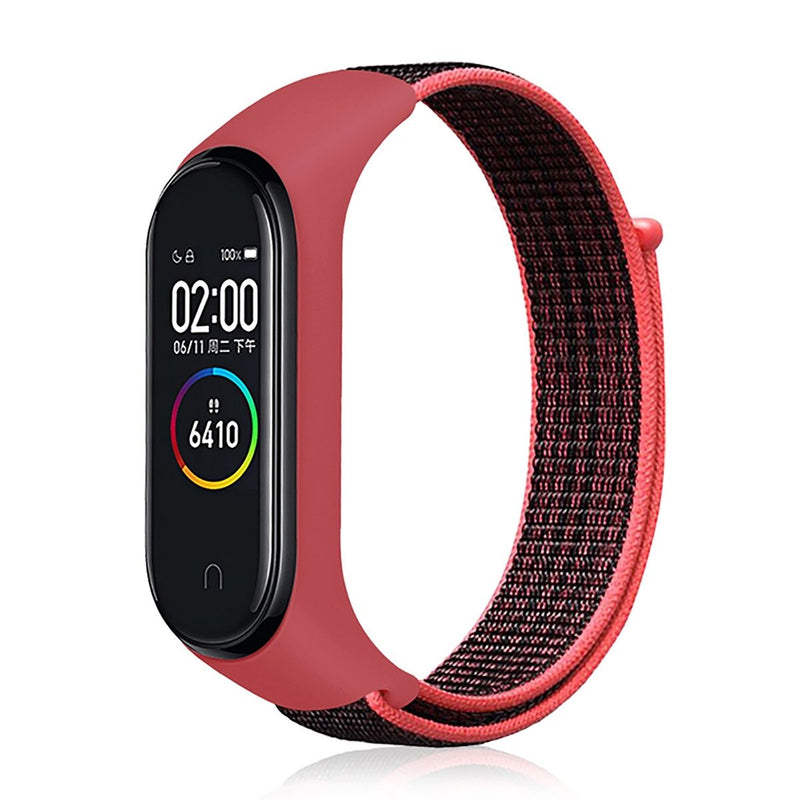 Nylon Weave Watch Strap Compatible with Xiaomi Mi Band 7