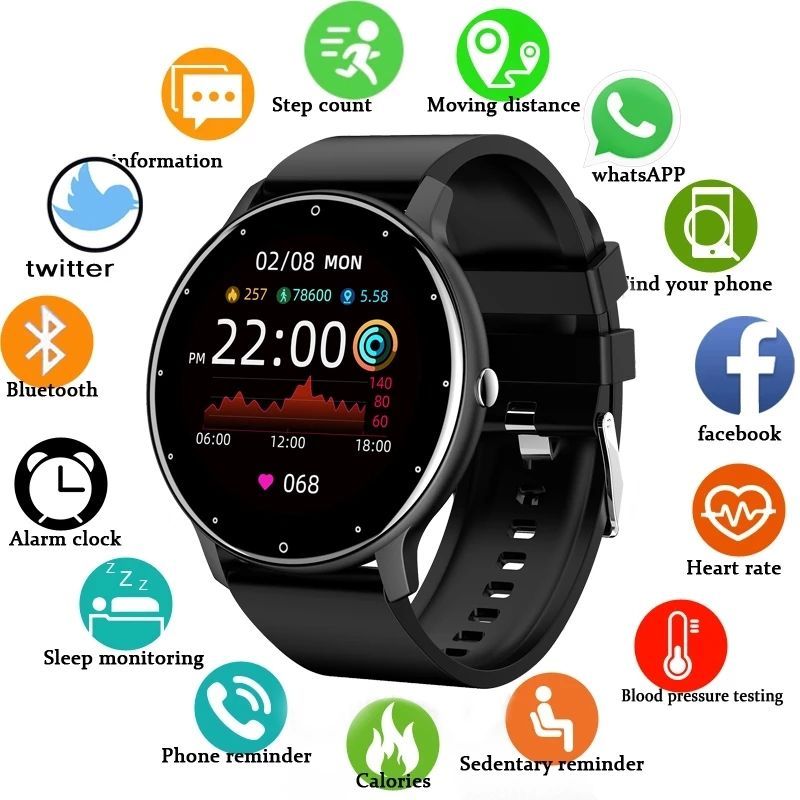 Smart Watch with Multiple Sports Modes with Extra Band