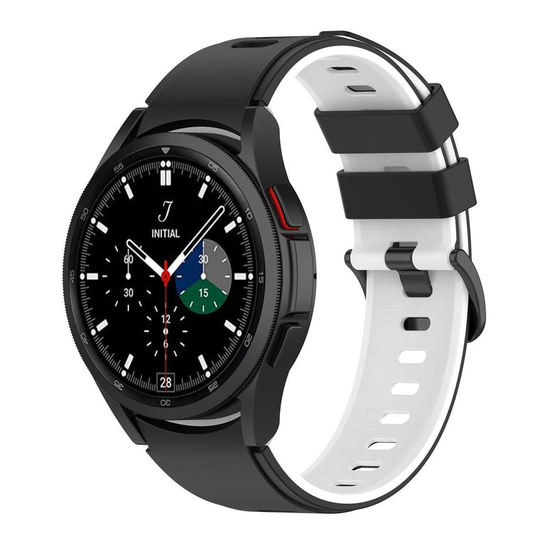 Two-color Silicone Strap Watch Band Compatible with Samsung Galaxy Watch 6