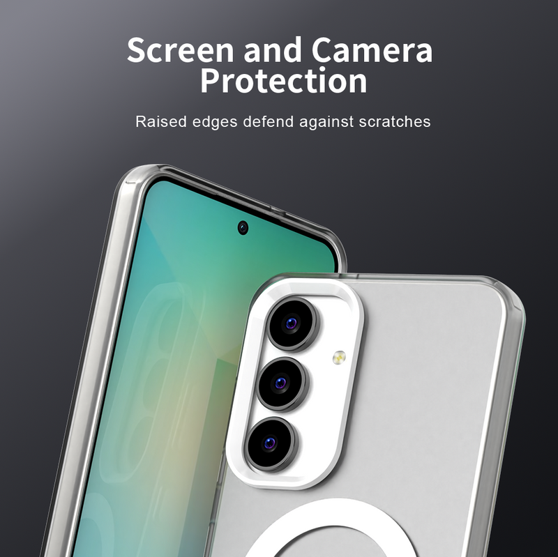 Phone Case for Samsung Galaxy S25 FE, Compatible with Magsafe,Shockproof Magnetic Case Cover