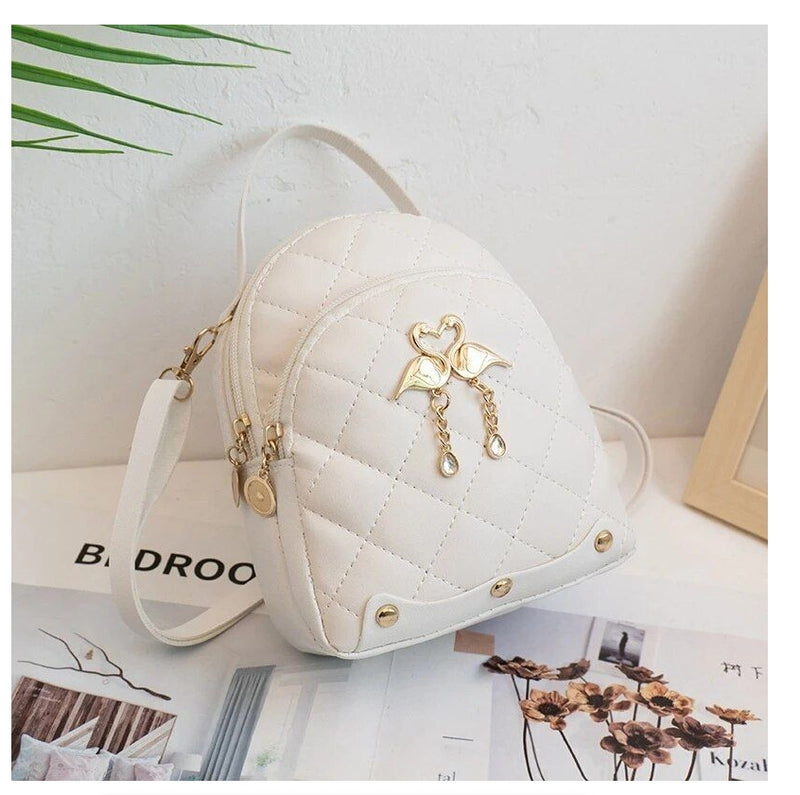 Woman Fashion Backpack Mini Ins Female Handbag Leisure Phone Packs - IPSTYLE