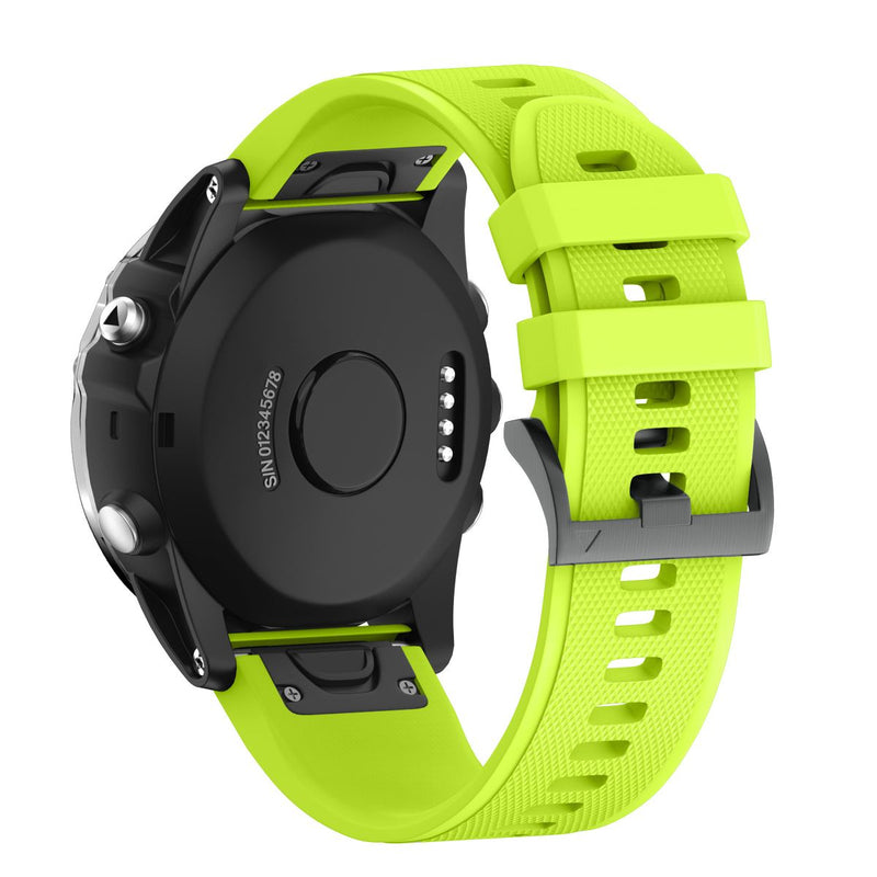 Quick Release Silicone Sports Band Strap for Garmin Fenix 6X/5X/3 26mm
