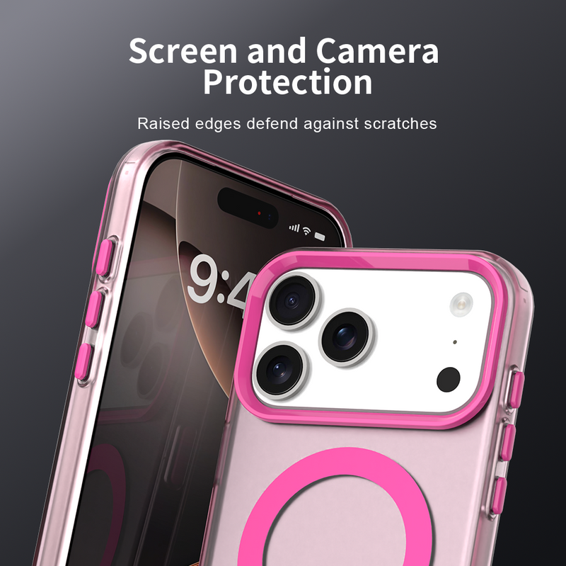 Phone Case for iPhone 17 Pro, Compatible with Magsafe, Shockproof Magnetic Case Cover