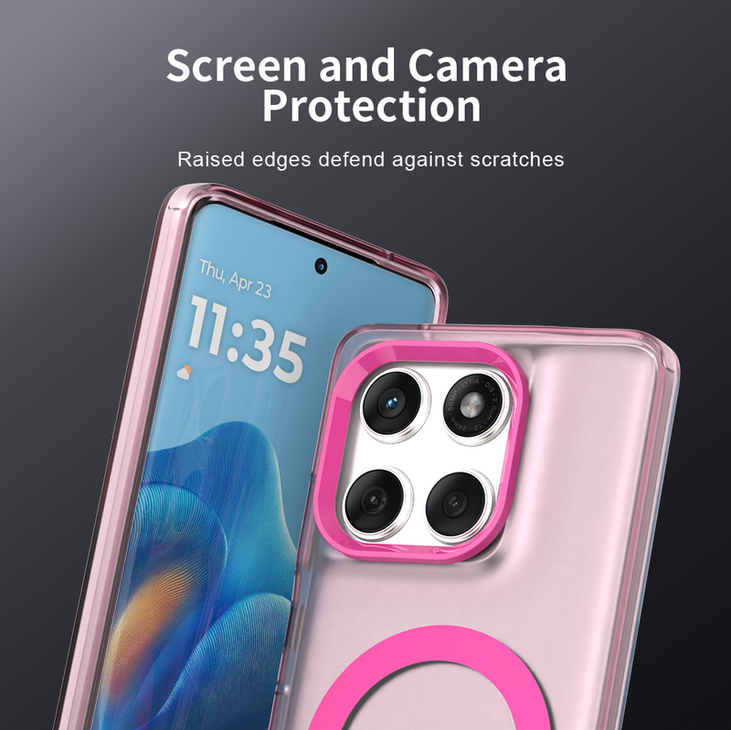 Phone Case for Motorola Edge 60 Fusion, Compatible with Magsafe,Shockproof Magnetic Case Cover