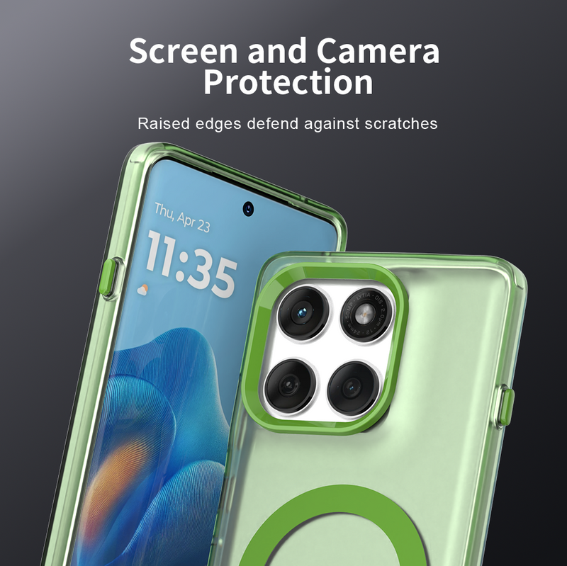 Phone Case for Motorola Edge 60 Pro, Compatible with Magsafe,Shockproof Magnetic Case Cover