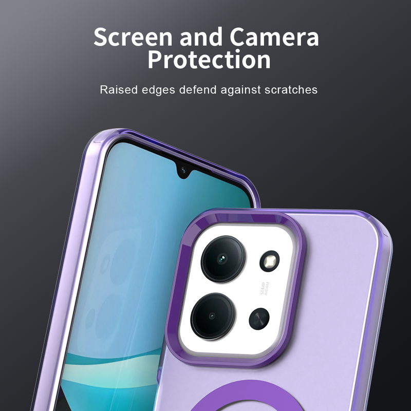 Phone Case for Xiaomi Redmi 15C 5G, Compatible with Magsafe, Shockproof Magnetic Case Cover