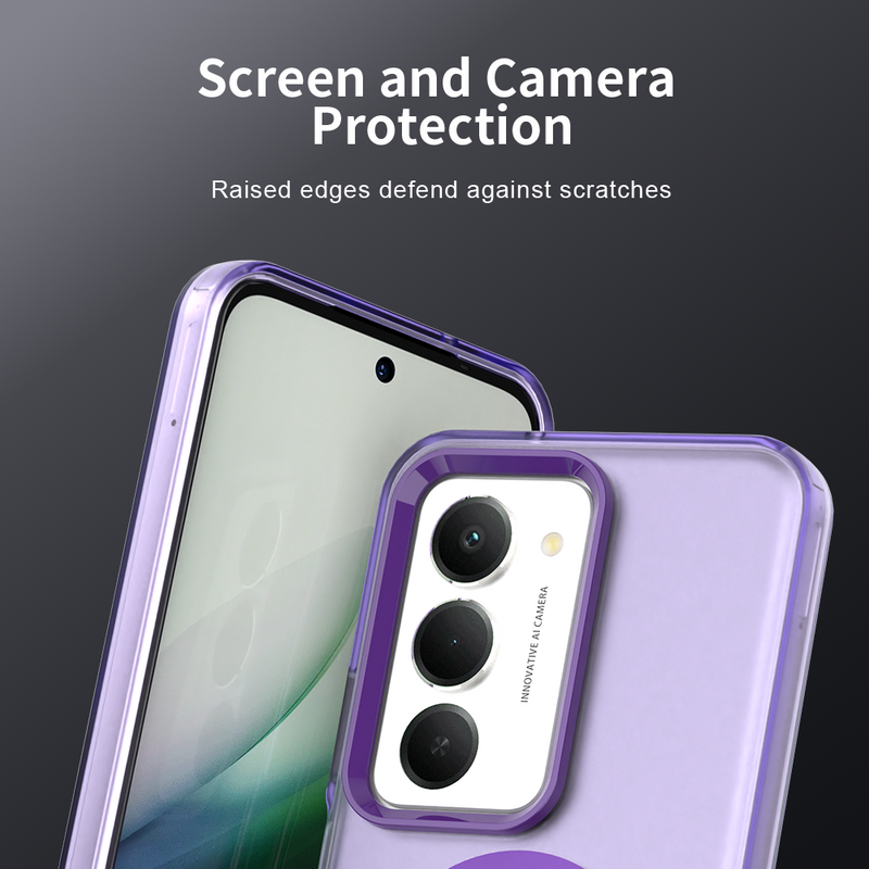 Phone Case for Xiaomi Redmi 15 4G, Compatible with Magsafe, Shockproof Magnetic Case Cover