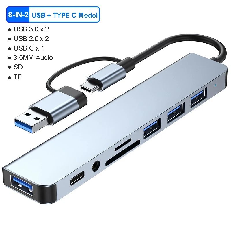 Docking 5Gbps High Speed OTG Adapter Type C to USB 3.0 Hub For Laptop