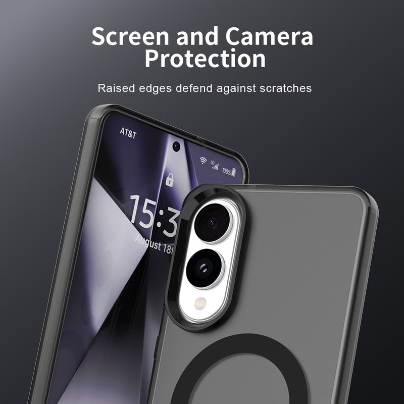 Phone Case for Samsung Galaxy S25 Edge, Compatible with Magsafe,Shockproof Magnetic Case Cover