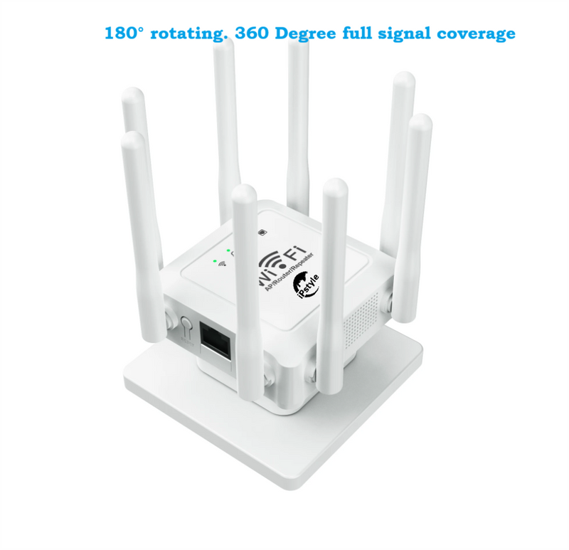 WiFi Extender Repeater 8 Antennas 2.4G/5G Amplifier Router Network