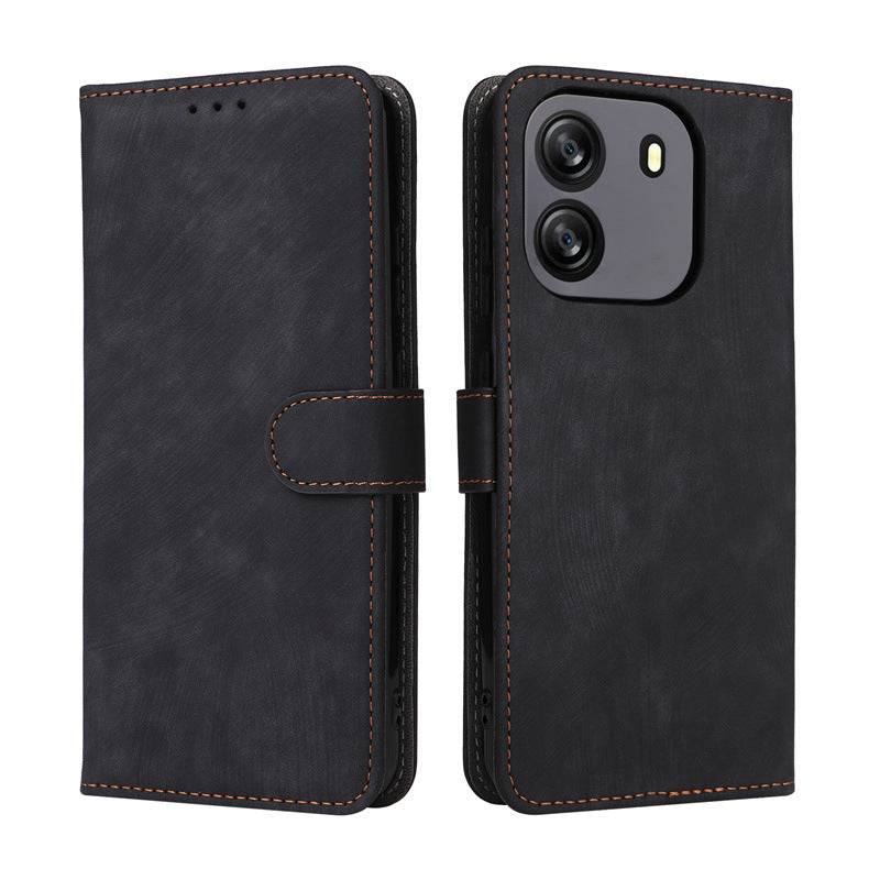 Flip Cover for Blackview Wave 6C PU Leather Phone Case [RFID Blocking] With Hand Strap
