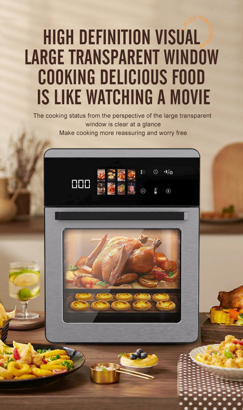 16L Air Fryer 2-in-1 Oven Multi-functional Smart Electric Fryer
