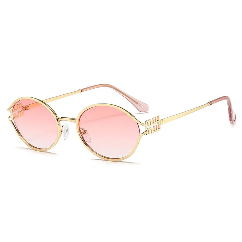 Trendy Small Round Sunglasses – Retro Oval Frame for Men & Women, 100% UV Protection & Anti-Glare